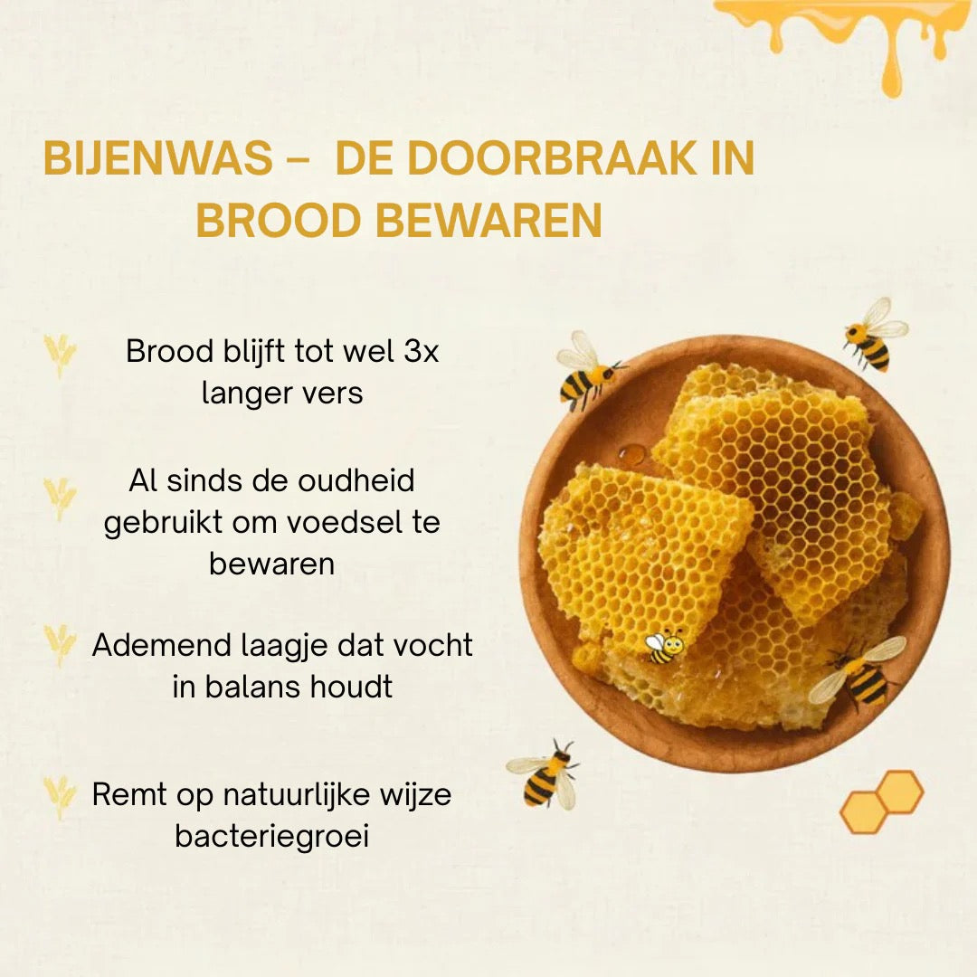 Lorine's Bijenwas Broodzakken