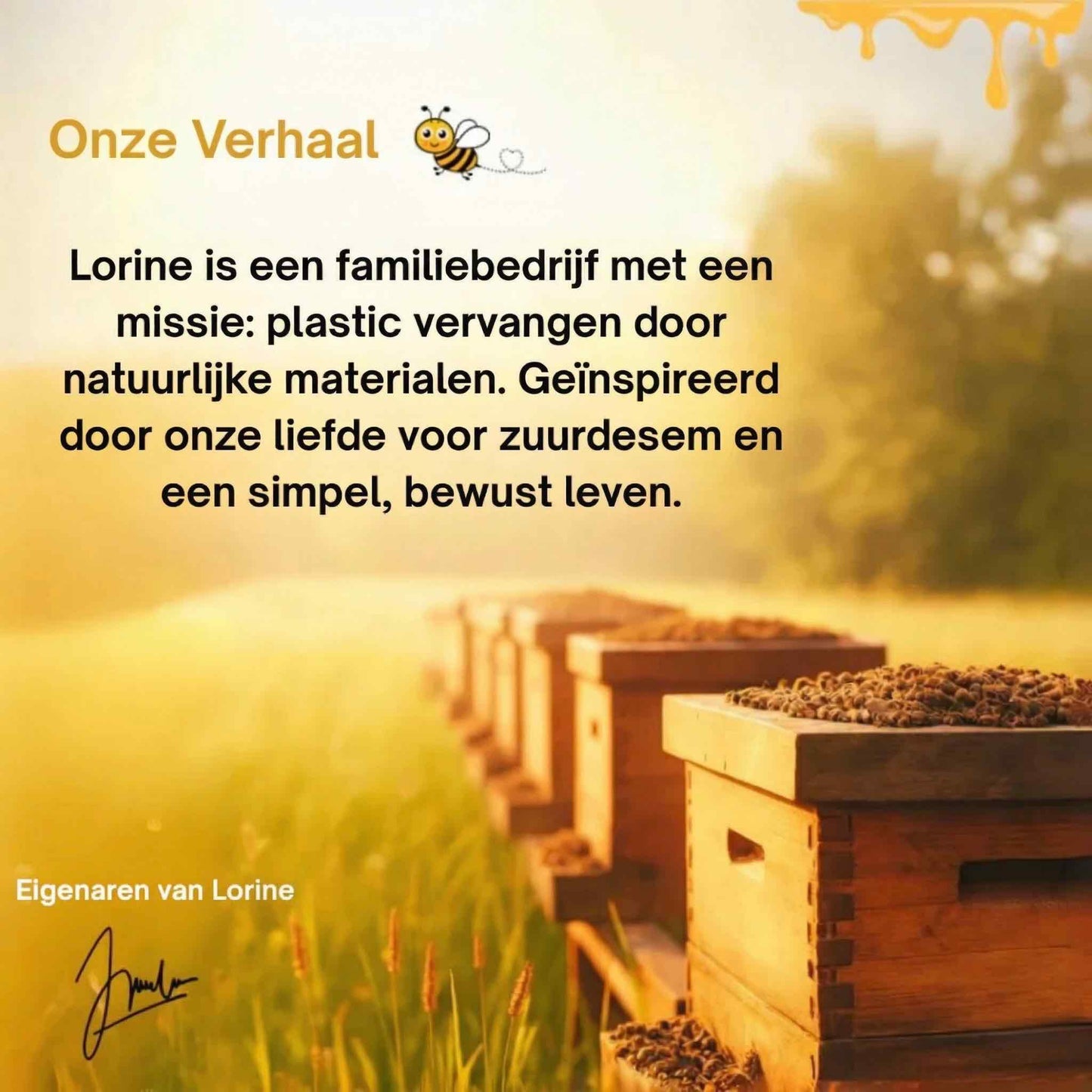 Lorine's Bijenwas Broodzakken