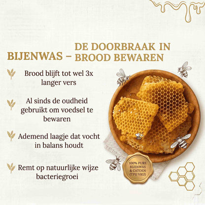 Lorine's Bijenwas Broodzakken